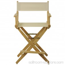 Extra-Wide Premium 30 Directors Chair Natural Frame W/Royal Blue Color Cover 563751559